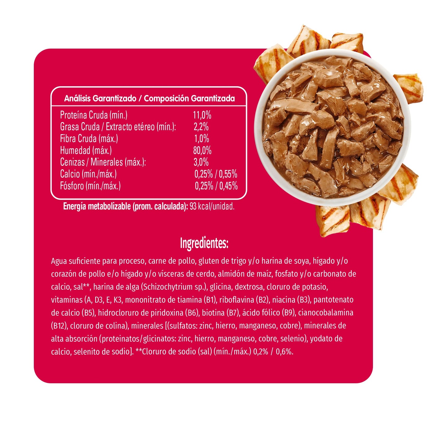 Dog Chow Alimento Húmedo Cachorros Pollo, Paquete con 20 Pzas de 100g