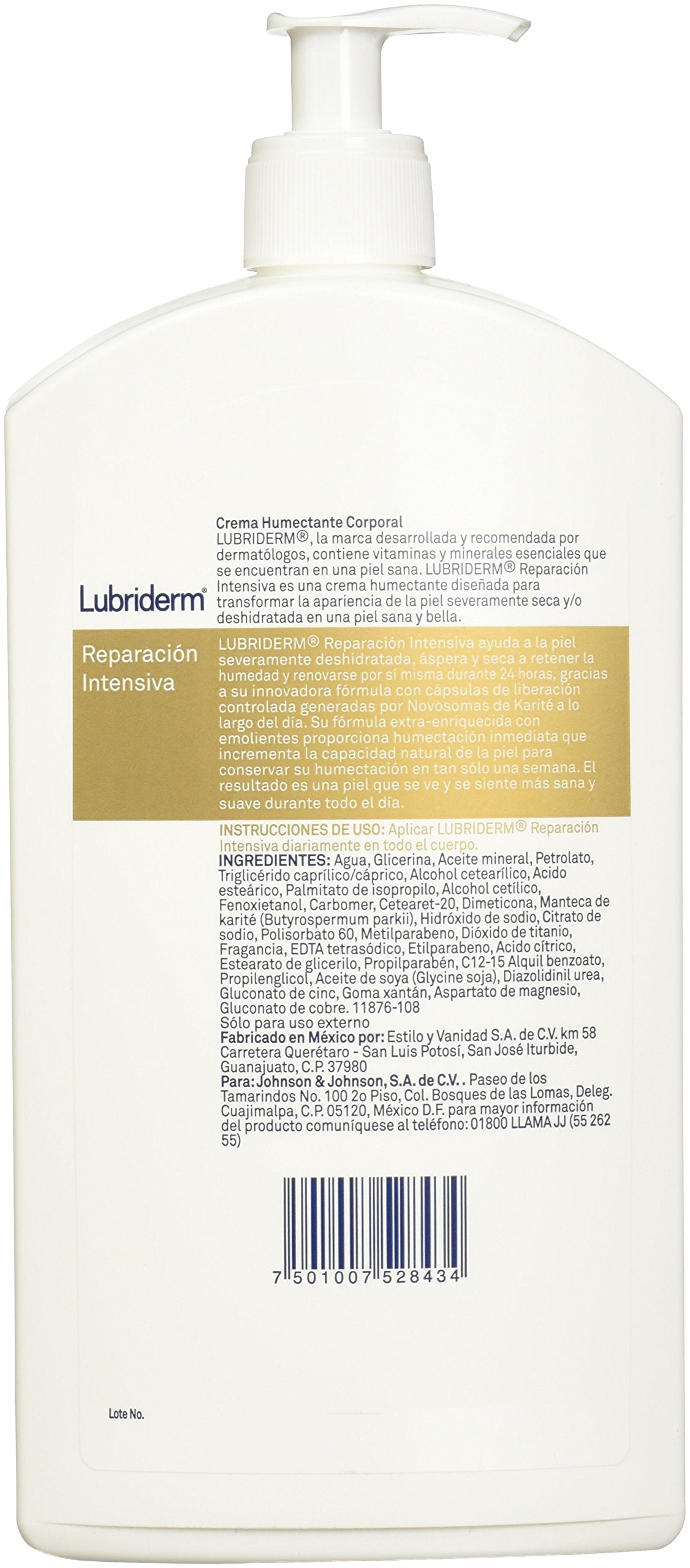 Lubriderm - Lubriderm Crema Corporal Intense Repair, 946 ml