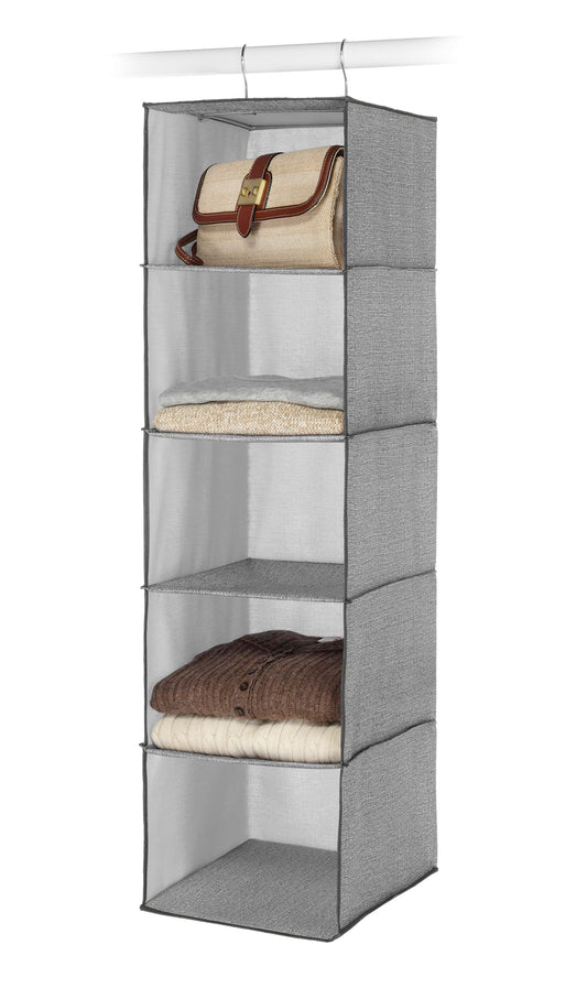 Whitmor Hanging Accessory Shelves Gray