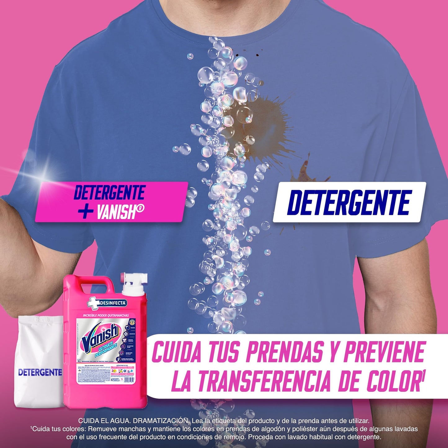 Vanish Quitamanchas en Gel Multiusos para Ropa de Color 9 L