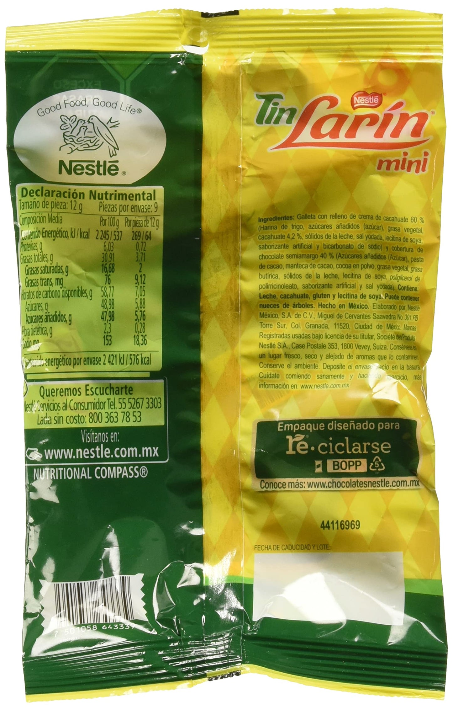 Larín CHOCOLATE TIN mini con 9 piezas