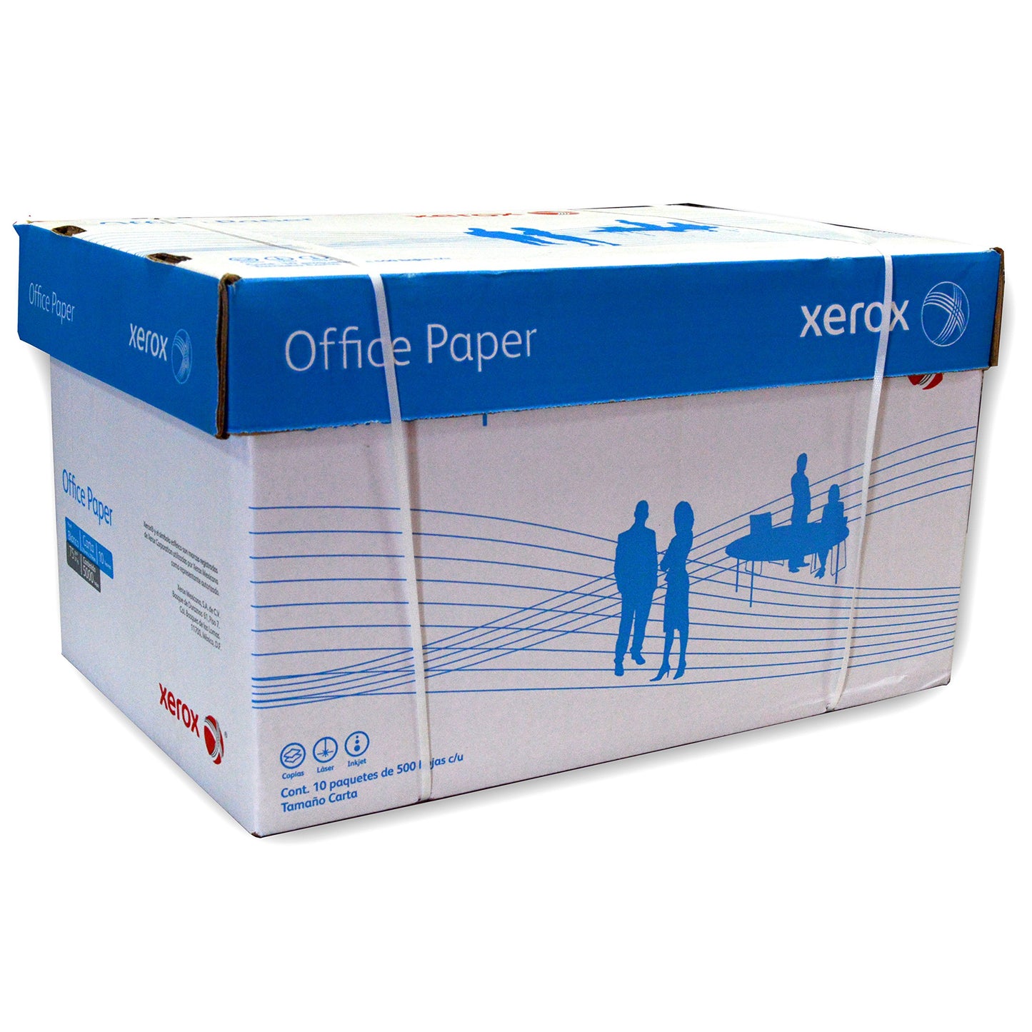 Xerox - Papel Bond Xerox Tamaño Carta Blanco Caja 5000 Hojas