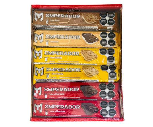 Gamesa - Galletas Emperador, Surtido 4 sabores, 120 pzs