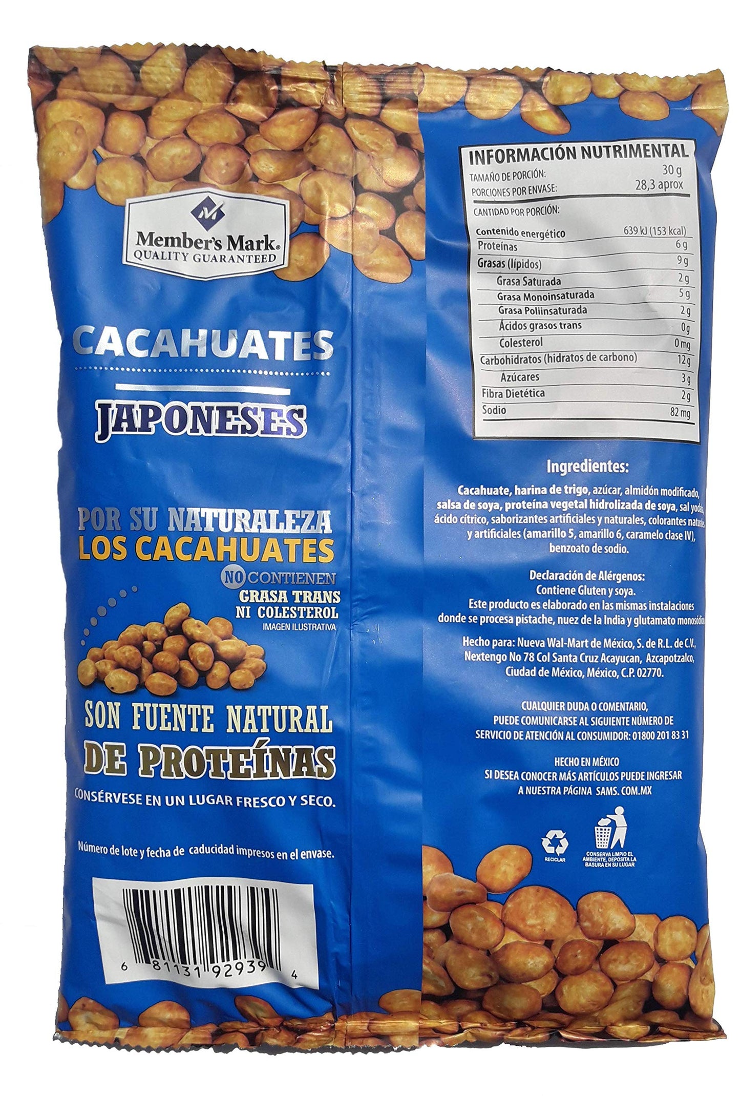 Members Mark - Cacahuates Japoneses