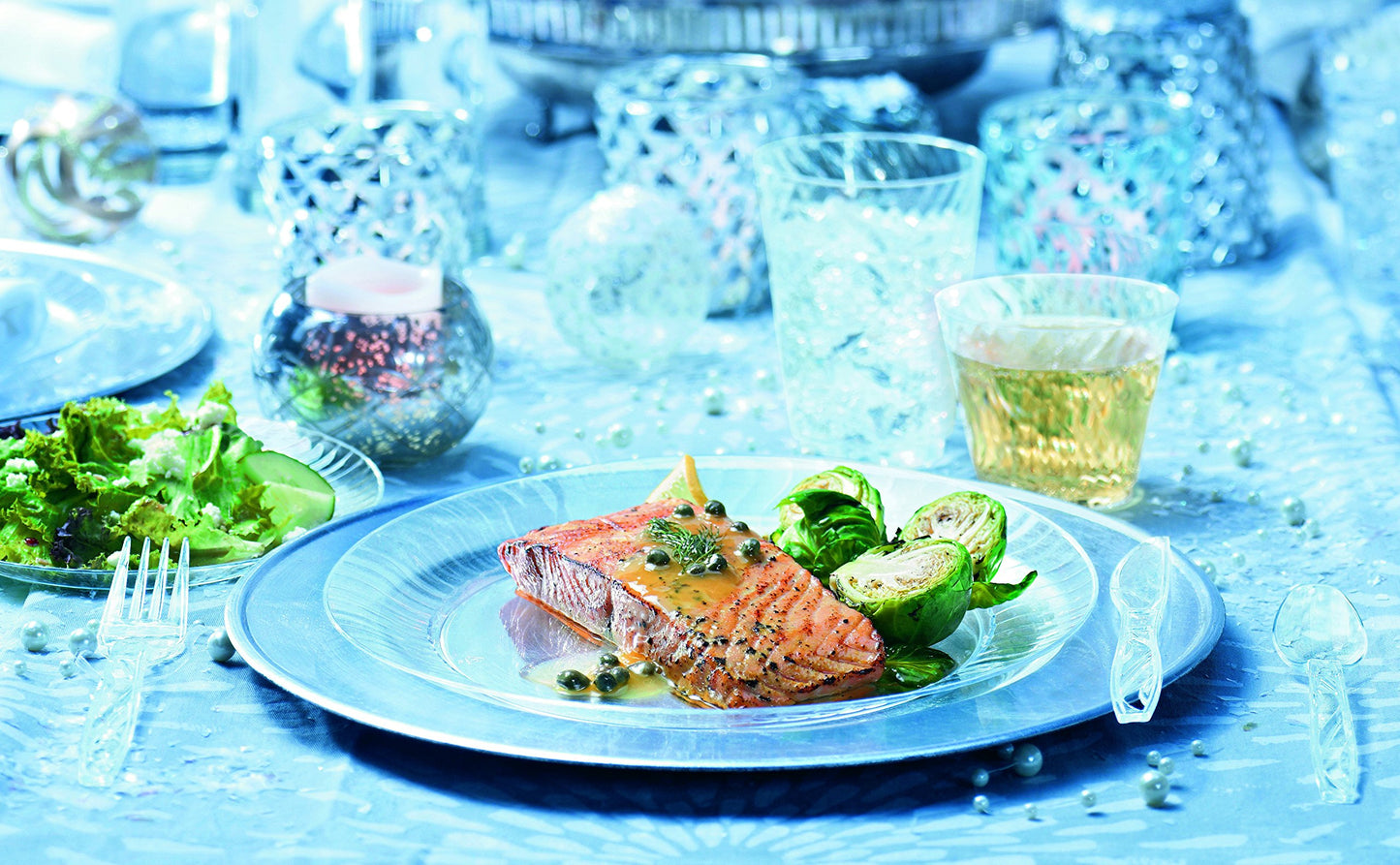 Chinet Cut Crystal Tumblers, 9 Ounce, 25 Count