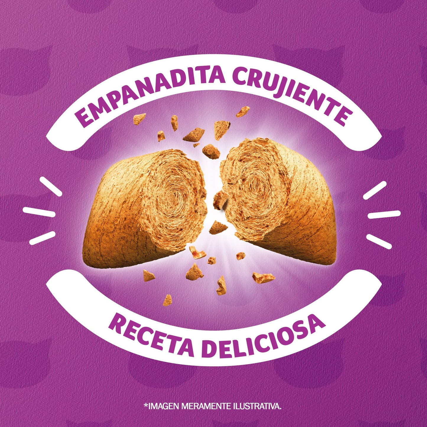 Whiskas Whiskas alimento para Gatos Adultos Sabor Carne Receta Orginal 9Kg Violeta