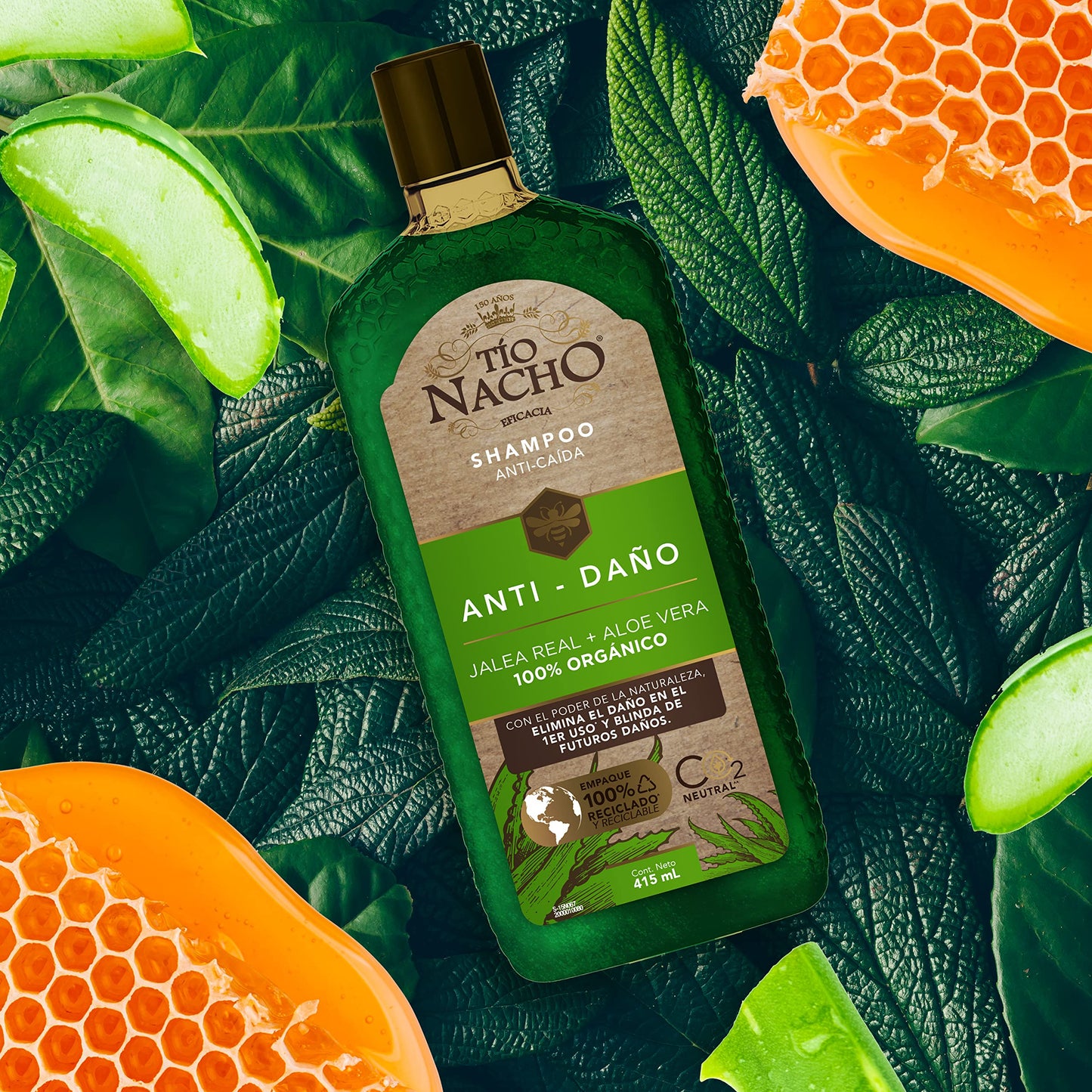 TÍO NACHO Shampoo ANTI-DAÑO y Reparación Profunda