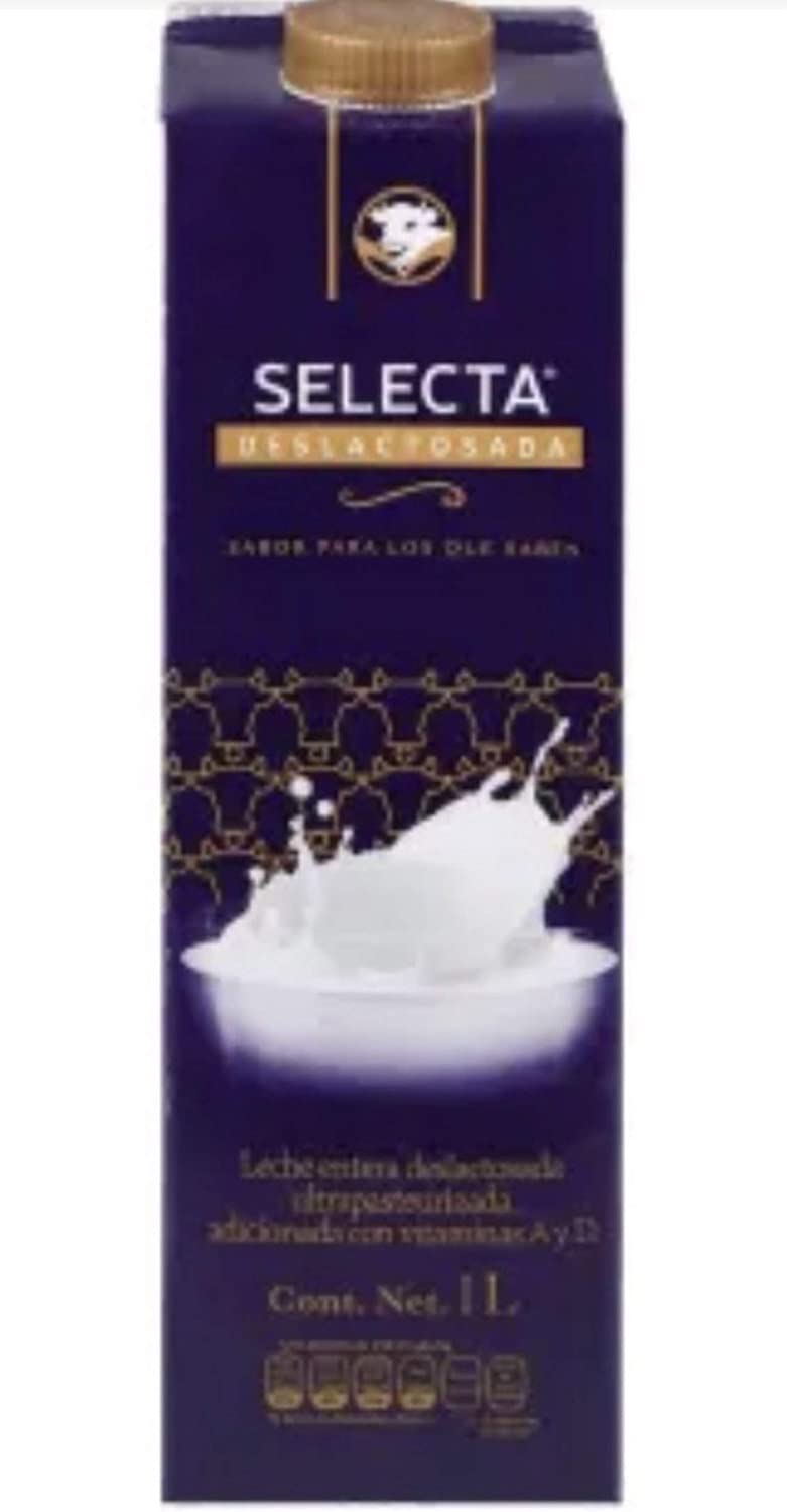 LECHE ALPURA SELECTA DESLACTOSADA CAJA CON 12 PZAS DE 1 LITRO SALUDABLE REFRESCANTE