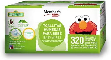 TOALLITAS HUMEDAS PARA BEBÉ SESAME STREET