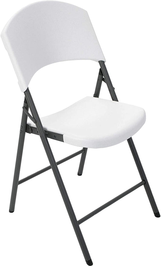 Lifetime Products Silla Plegable contorneada, Color Blanco