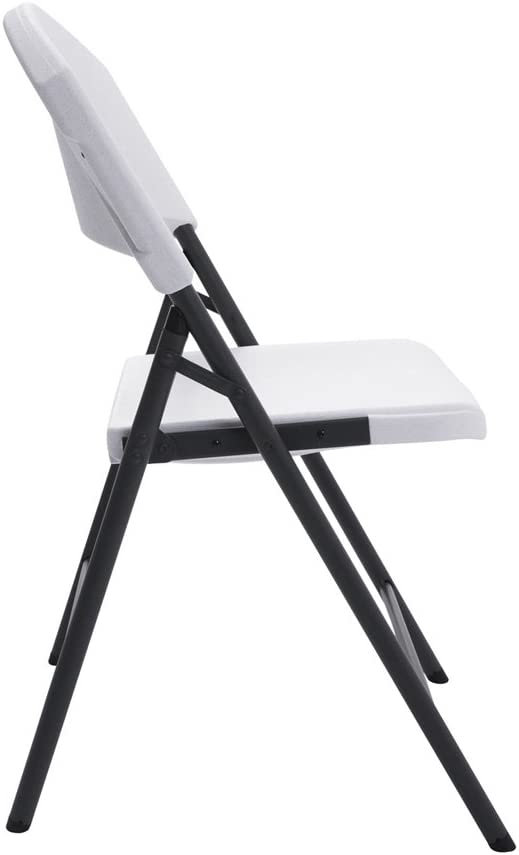 Lifetime Products Silla Plegable contorneada, Color Blanco