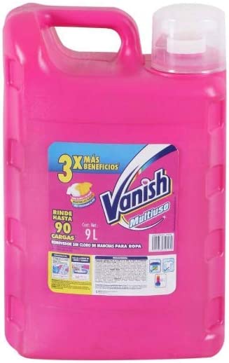 Vanish Removedor De Manchas Líquido Ropa De Color 9L