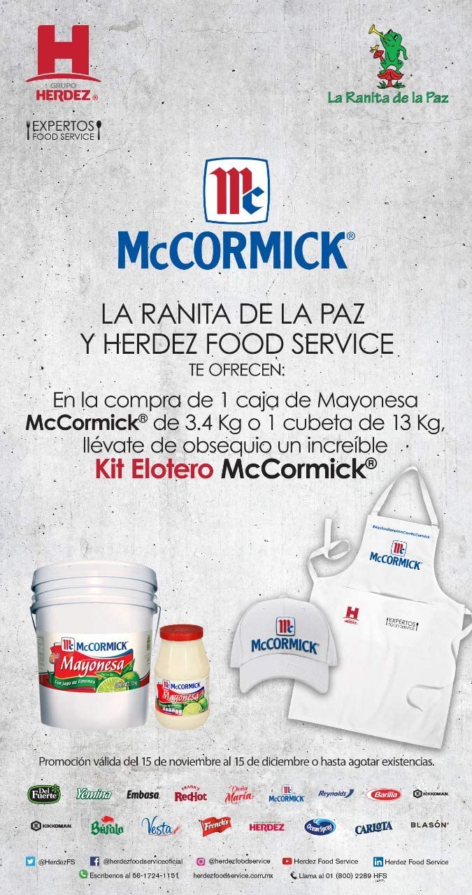 Mayonesa Galon 3.4 Kg. McCormick