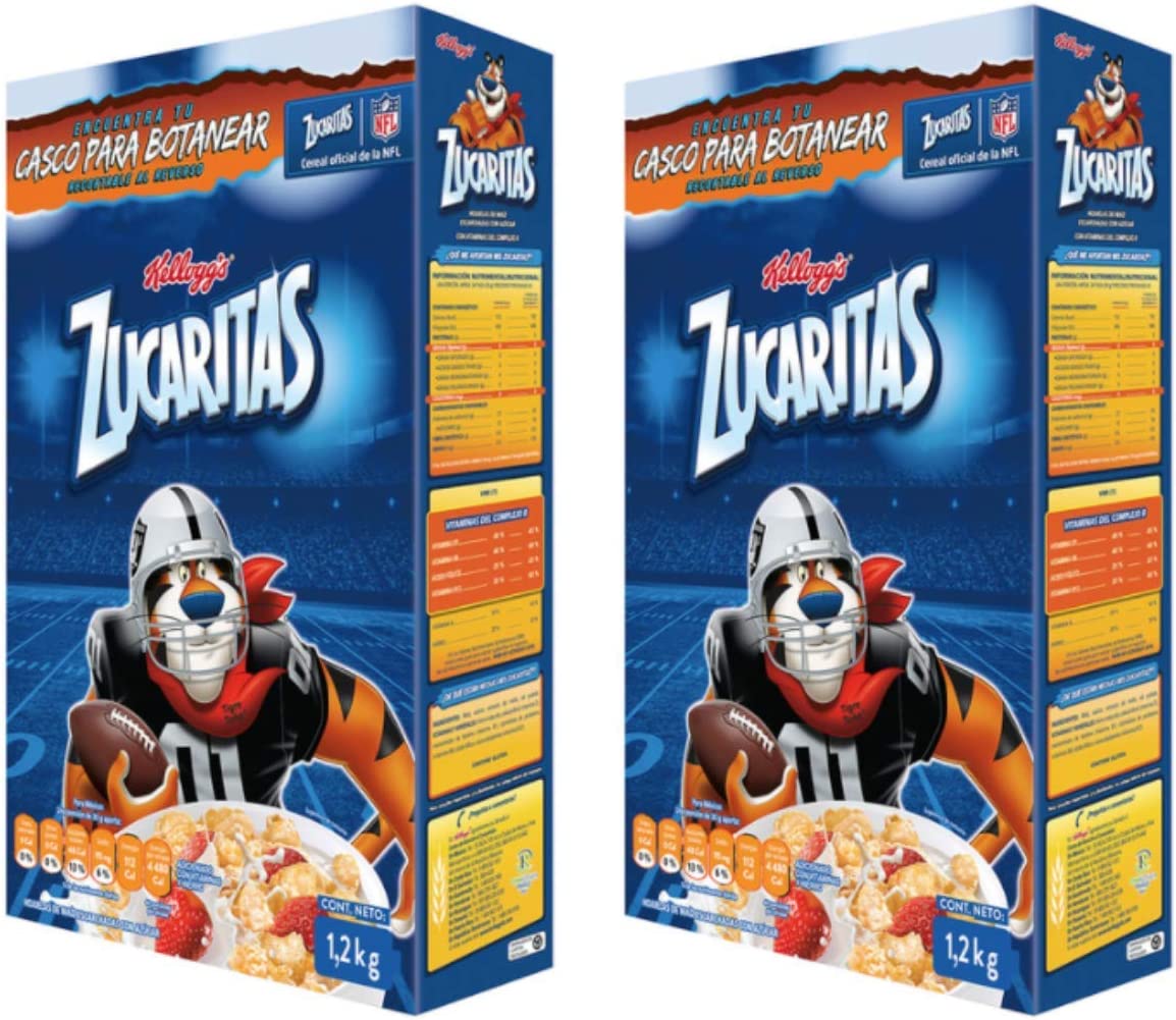 Zucaritas Cereal - 2 Cajas, 1.2 kg