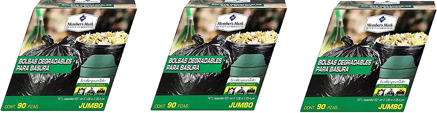 Bolsa para Basura Jumbo Biodegradable
