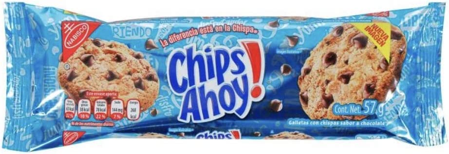 Nabisco Chips Ahoy - 18 Pzas de 57 g c/u
