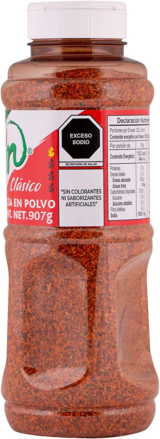 TAJÍN, Chile En Polvo Tajín, 907 gramos