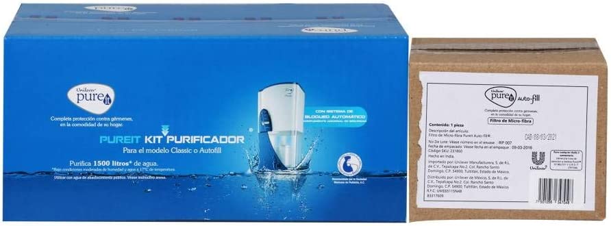 Unilever, Repuesto de Purificador y Repuesto de Micro Fibra, Classic y AutoFill