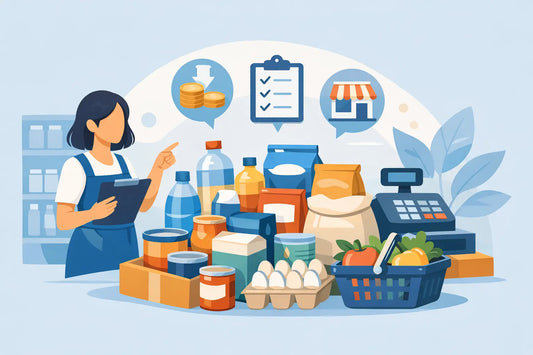 Despensa básica para negocio: qué comprar