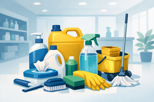 Productos de limpieza para negocio: qué comprar