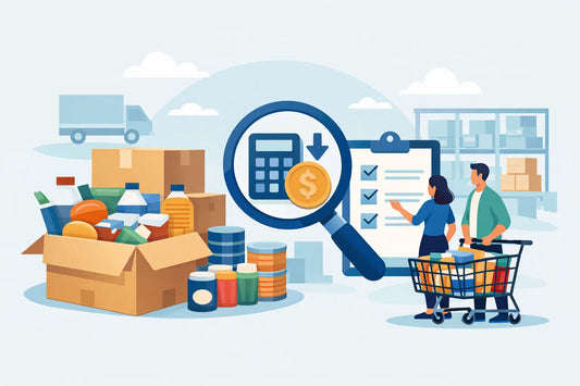 Cómo comprar abarrotes por caja sin pagar de más