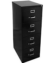 dura - archivero comercial 4 gavetas tamaño oficio, correderas de extensión embalinadas, sistema de costillas troqueladas, botón de seguridad en cada cajón,