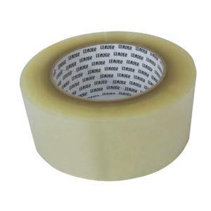 Leader - Cinta Transparente 48 Ancho X 150 Metros De Largo Caja con 36 piezas