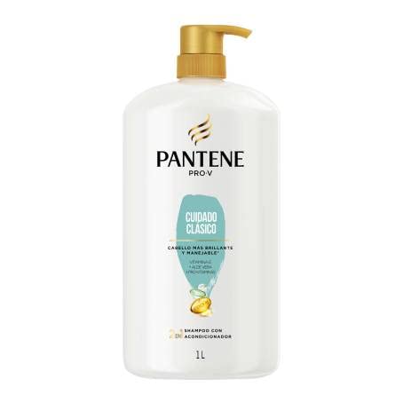 Pantene - Pantene ProVCuidado Clásico,Shampoo con Acondicionador 2 en 1 1Lt