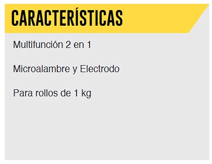VOLT - SOLDADORA INVERSOR MIG GAS NO GAS/MMA 120A 110V ROLLO 1-5KG VOLT VOL-MIG130