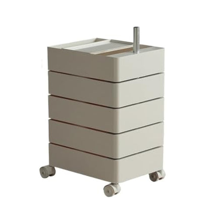 HJFSDFGD Mesa Auxiliar Giratoria De 360° con Cajones Móviles, Mesita De Noche Multifuncional, para Dormitorio Color : Verde, Tamaño : 42 * 32 * 72cm