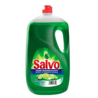 Salvo - Salvo, Lavatrastes Líquido, Advanced Lemon, 2.6 Lts.