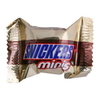“Genérico” - CHOCOLATE SNICKERS MINIS PAQUETE CON 52 PIEZAS
