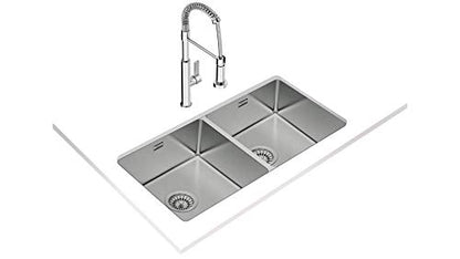 Fregadero Teka Bajo Encimera Be Linea Rs15 2C 860 Color Inox Ref 115030006 Mueble De 90 Cm
