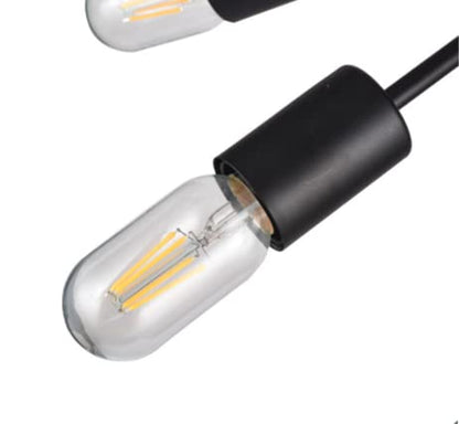 Empire Lighting - Lámpara Colgante LED Sputnik Andrómeda, Empire Lighting (focos incluidos). Lampara de Techo Negra, Moderna de 18 luces LED