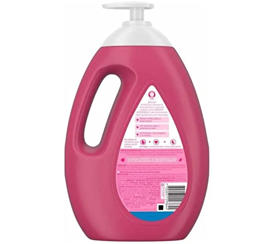 Johnson & Johnson Johnson's - Johnson's gotas de brillo Shampoo, Bebés, 1000 ml, libre de parabenos, sulfatos y colorantes (Presentación puede variar)