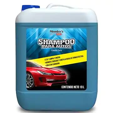 Members Choice Shampoo abrillantador Automotriz efecto cera 10 L
