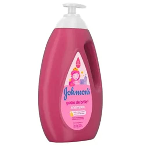 Johnson's - Johnson's gotas de brillo Shampoo, Bebés, 1000 ml, libre de parabenos, sulfatos y colorantes (Presentación puede variar)