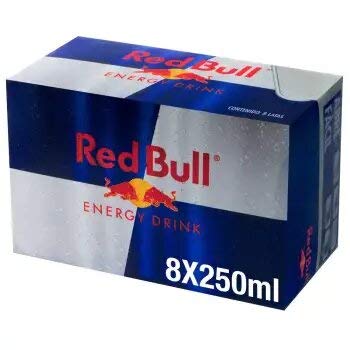 RED BULL 8 LATAS DE 250 ML CADA UNA