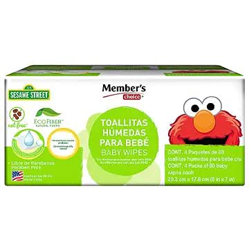 TOALLITAS HUMEDAS PARA BEBÉ SESAME STREET
