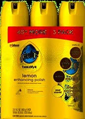 dge - pledge beautify it(3 pack) facil de utilizar, brillo en cada superficie.aroma limon.