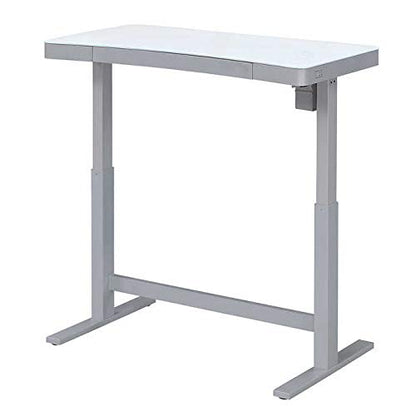 Unknown - Mesa Tresanti de altura ajustable, color blanco.