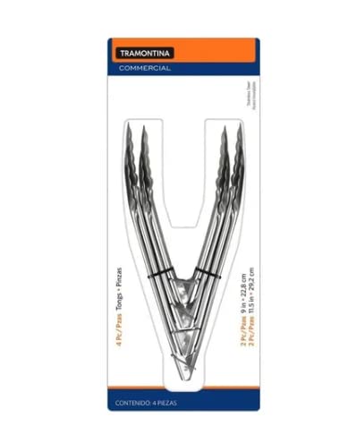 Tramontina, 4 Pinzas para Cocina.