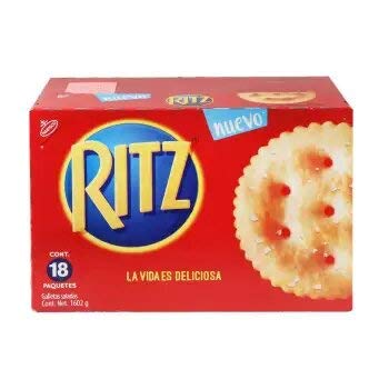 Ritz - Galletas Saladas Ritz, 18 paquetes de 89 gramos cada una. Desde 1953