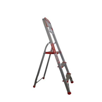 emtop Escalera DE Aluminio DE 3 PELDAÑOS, Ultra LIJERA DE 2.5KG, RESISTE hasta 150KG