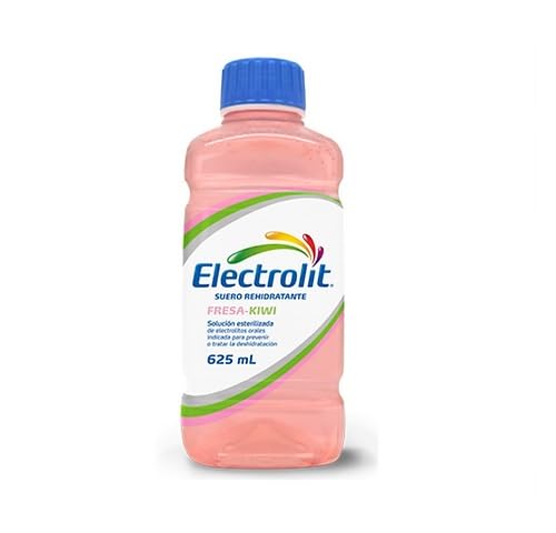 Electrolit Suero Rehidratante Fresa-kiwi 6 Pzas 625 Ml C/u