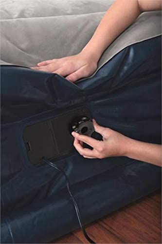 Bestway Colchon Inflable 2.03x1.52x.56cm Adulto Tritech Airbed Queen Built-in AC Pump