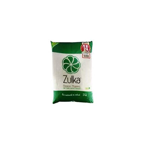 Azúcar Morena Zulka 2kg, 100% Azúcar de caña
