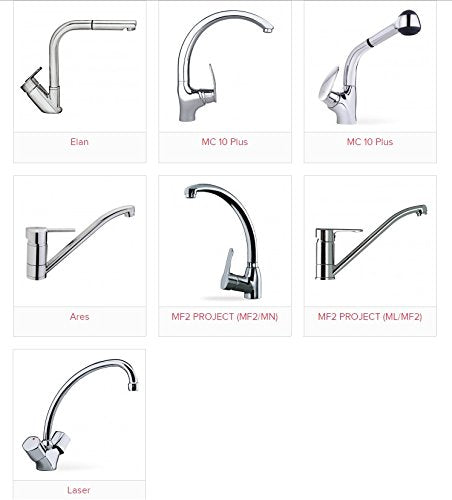 Grifo Teka Cocina Cuadro Cromo Alto 38.9115.02