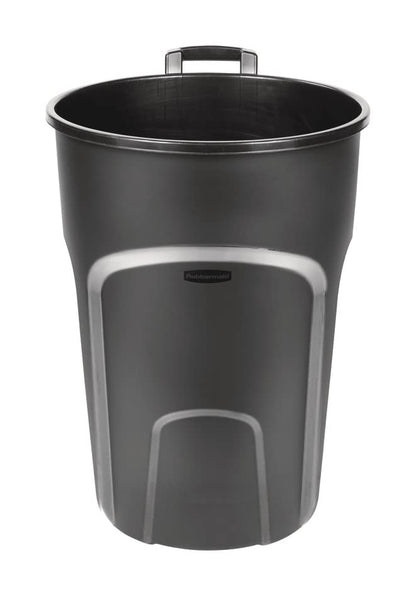 Rubbermaid Roughneck - Papelera enrollable, 32 galones, color negro