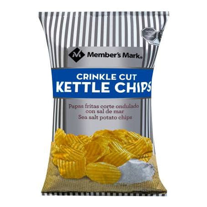 Member's Mark Papas Fritas Con Sal De Mar Kettle Chips Members Mark 750 Gr 3 BOLSAS